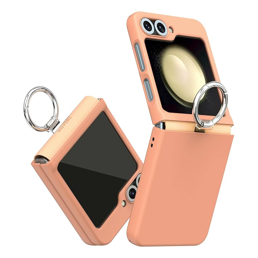 Amazon.co.jp: araree Galaxy Z Flip6 対応 ケース メタルリング